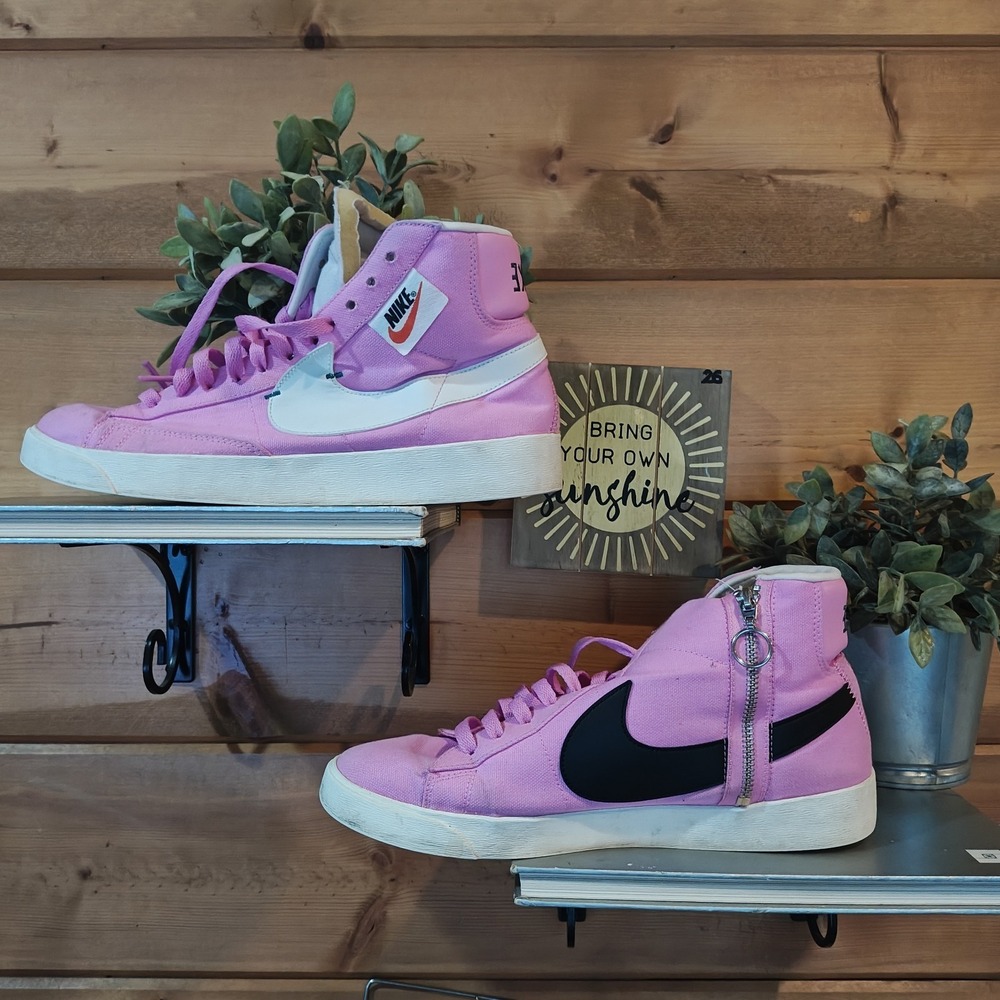 Nike Blazer Mid Rebel Psychic Pink Women's Size 11 Sneakers Shoes BQ4022-602